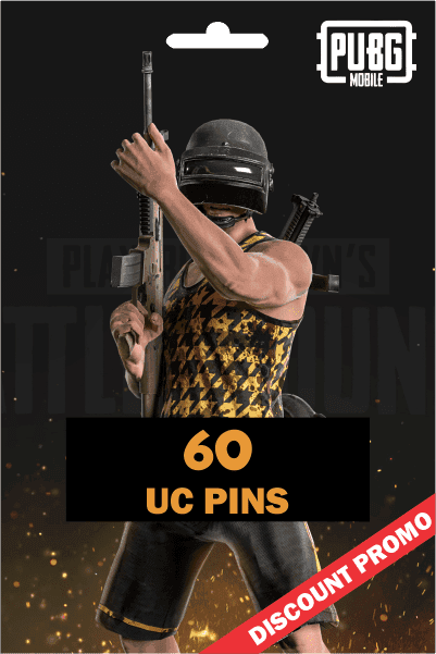 PUBG 60 UC PINS (GLOBAL)