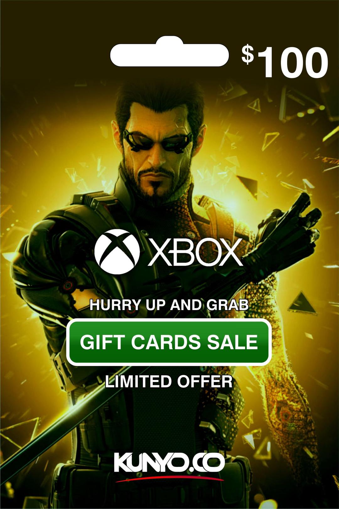USD 100 XBOX LIVE Gift Card (US)