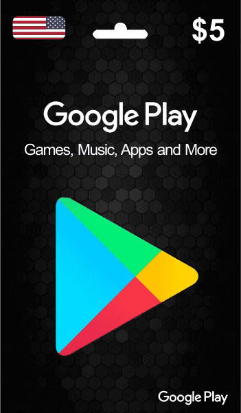 Google Gift Card 5 $ (US)