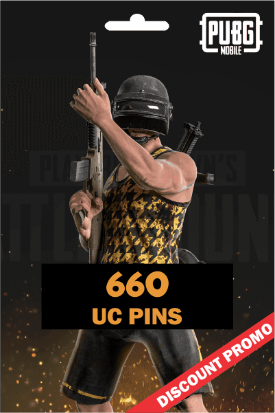 PUBG Mobile 600 + 60 UC PIN(Global)