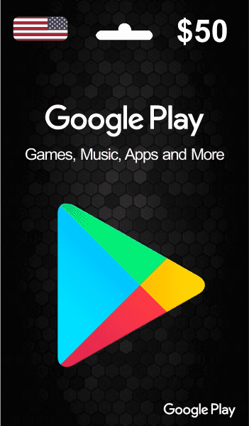 Google Gift Card 50 $ (US)