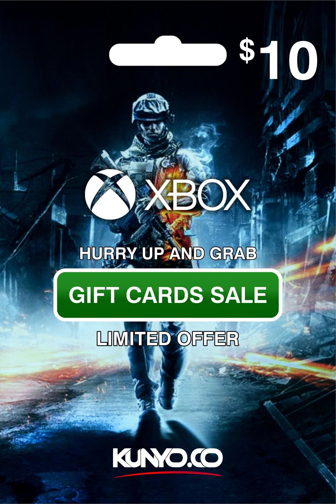 USD 10 XBOX LIVE Gift Card (US)