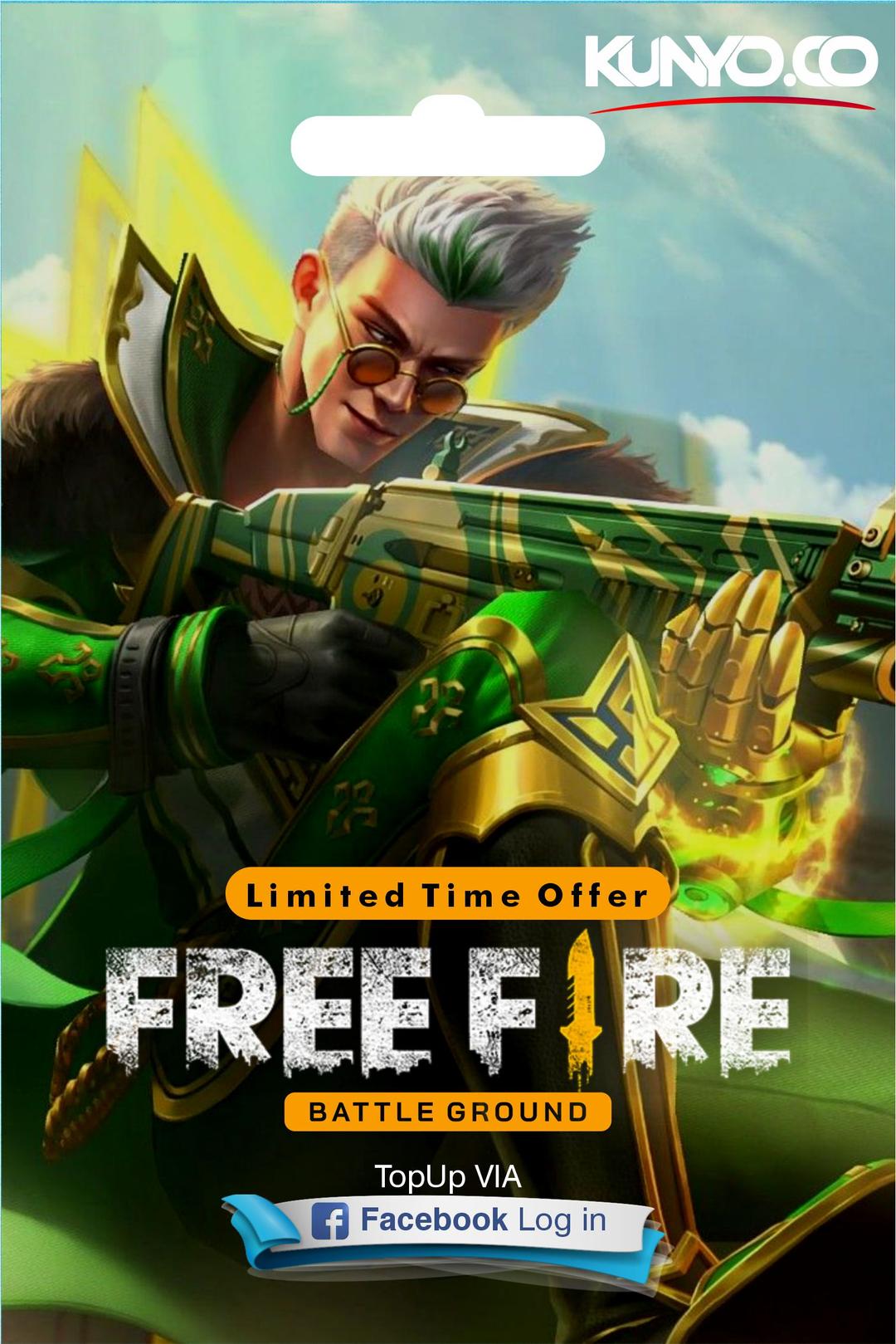Free Fire Diamond TopUp Via Login(No indian Region and Indonesian Region)