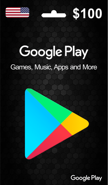 Google Play Gift Card $100 (US) Limited Stock